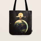 Cowboy In Space Tote Bag Gallery Image 1