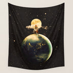 Cowboy In Space Wall Tapestry Gallery Image 4