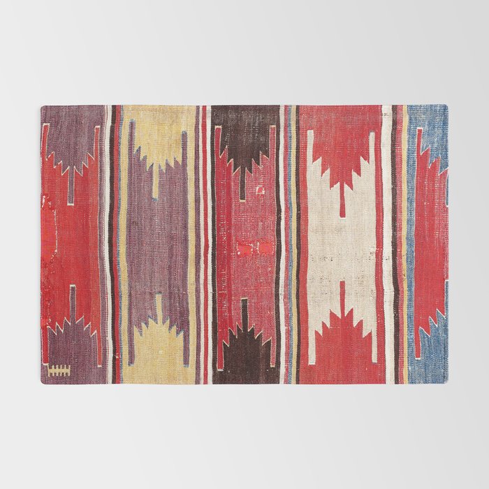 Nevsehir Cappadocian Central Anatolian Kilim Print Rug Gallery Image 2