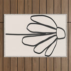 Minimal Flora #2 Outdoor Rug Gallery Image 1