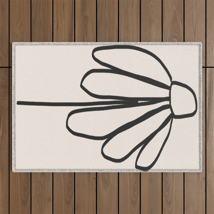 Minimal Flora #2 Outdoor Rug Gallery Image 1