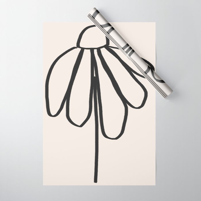 Minimal Flora #2 Wrapping Paper Gallery Image 1