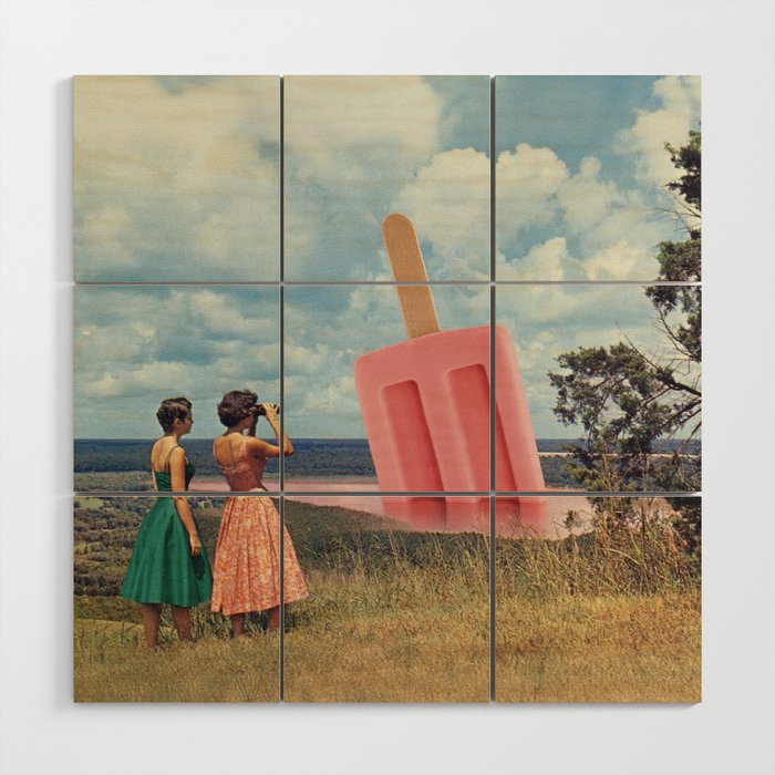 A View to Chill - Popsicle Panorama Wood Wall Art Gallery Image 1