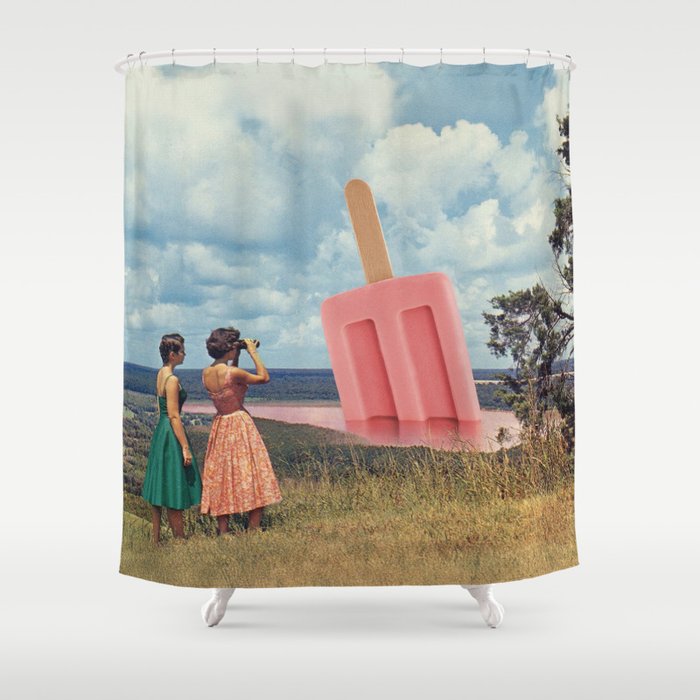 A View to Chill - Popsicle Panorama Shower Curtain Gallery Image 1
