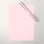 Modern blush pink solid color background design Wrapping Paper Gallery Image 1
