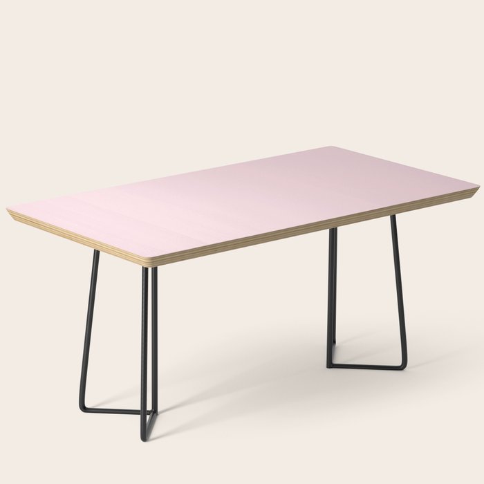 Modern blush pink solid color background design Coffee Table Gallery Image 1