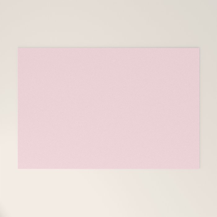 Modern blush pink solid color background design Welcome Mat Gallery Image 1