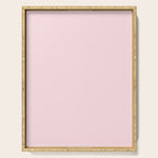 Modern blush pink solid color background design Serving Tray Gallery Image 1