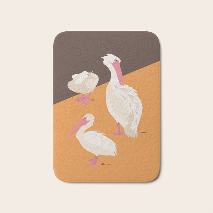 Pelicans Bath Mat Gallery Image 1