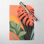 Abstract Art Tropical Leaves 109 Wrapping Paper Gallery Image 1