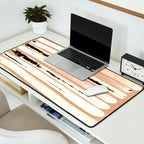 Brown Earth Lines Desk Mat Gallery Image 2