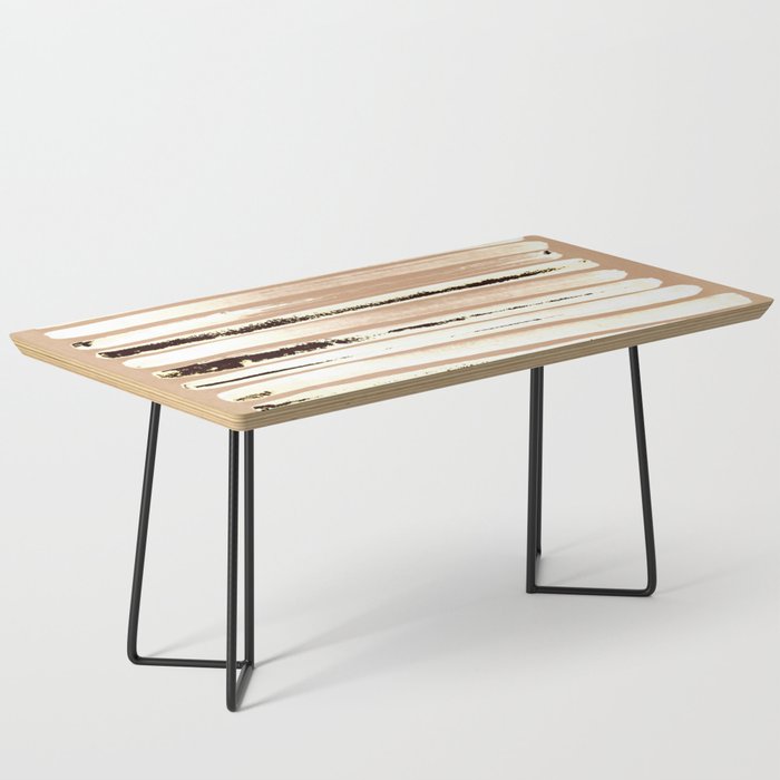 Brown Earth Lines Coffee Table Gallery Image 1