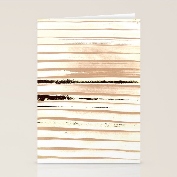 Brown Earth Lines Stationery Card Gallery Image 2