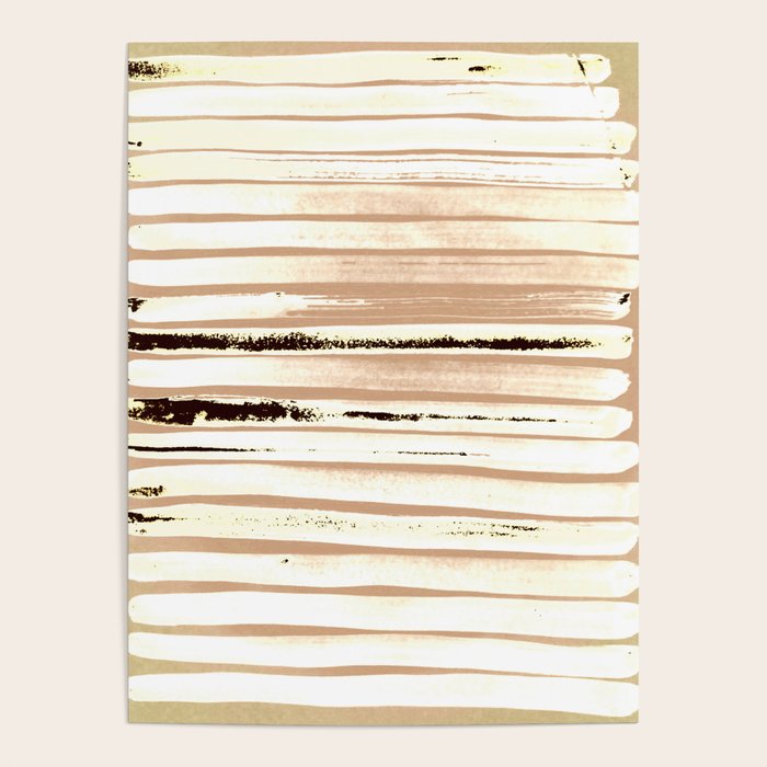 Brown Earth Lines Poster Gallery Image 4