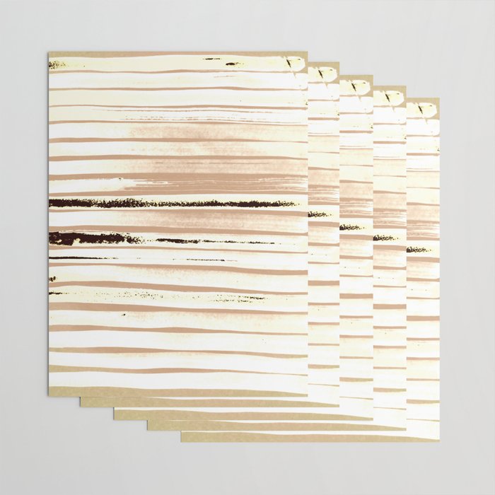 Brown Earth Lines Wrapping Paper Gallery Image 3