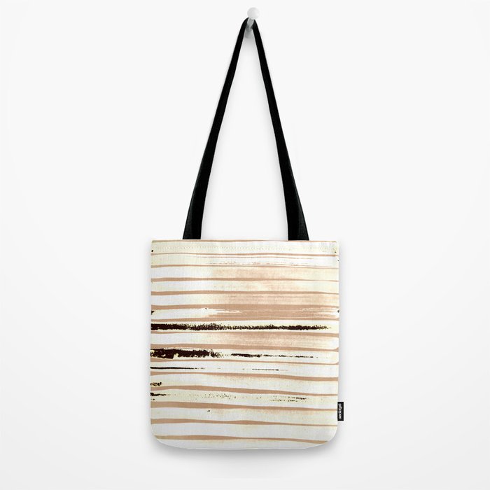 Brown Earth Lines Tote Bag Gallery Image 2