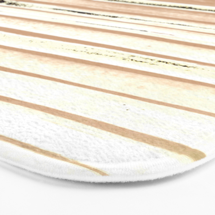 Brown Earth Lines Bath Mat Gallery Image 3
