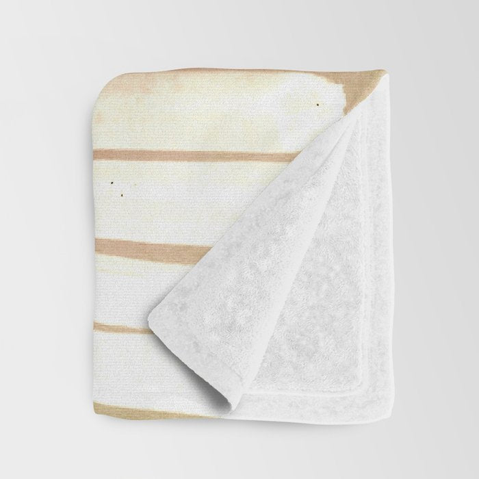 Brown Earth Lines Throw Blanket Gallery Image 3
