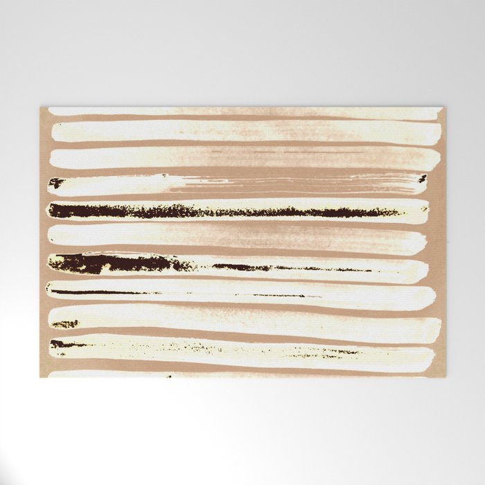 Brown Earth Lines Welcome Mat Gallery Image 1