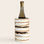 Brown Earth Lines Wine Chiller Gallery Image 2