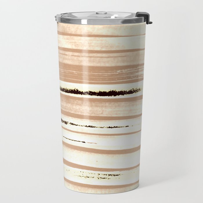 Brown Earth Lines Travel Mug Gallery Image 2