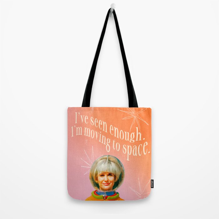 Moving to Space Tote Bag Gallery Image 2