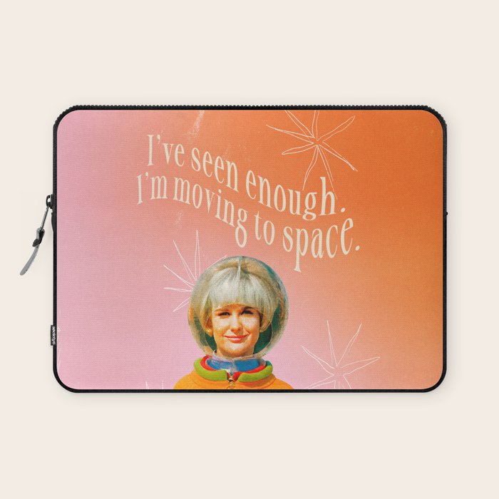 Moving to Space Laptop Sleeve Gallery Image 1