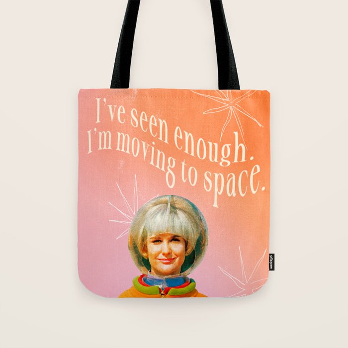 Moving to Space Tote Bag Gallery Image 1