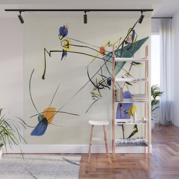 Wassily Kandinsky Simple Wall Mural Gallery Image 1
