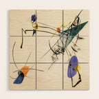 Wassily Kandinsky Simple Wood Wall Art Gallery Image 1