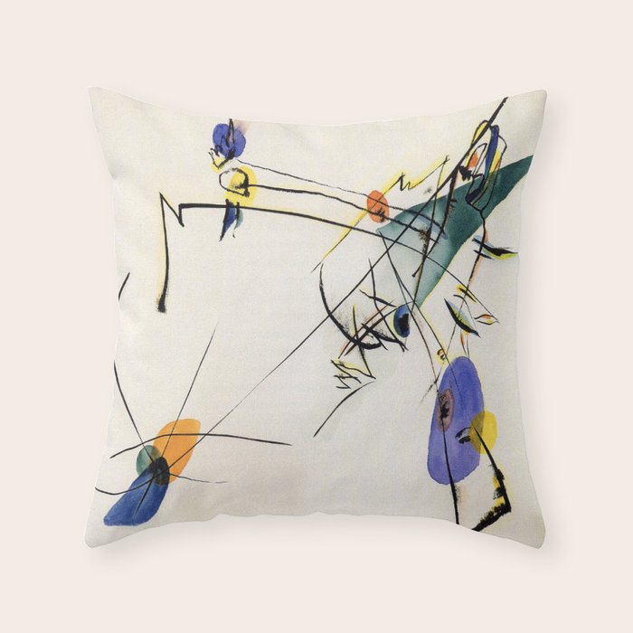 Wassily Kandinsky Simple Throw Pillow Gallery Image 6