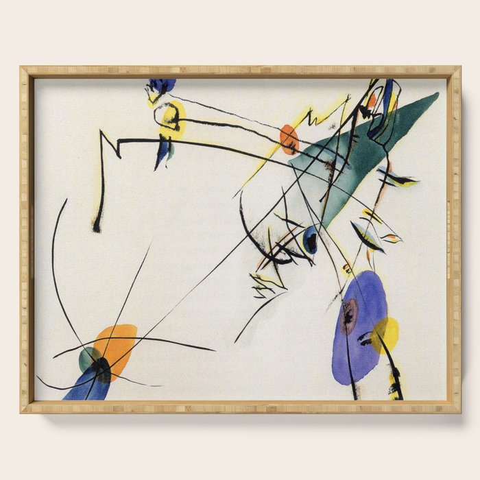 Wassily Kandinsky Simple Serving Tray Gallery Image 1