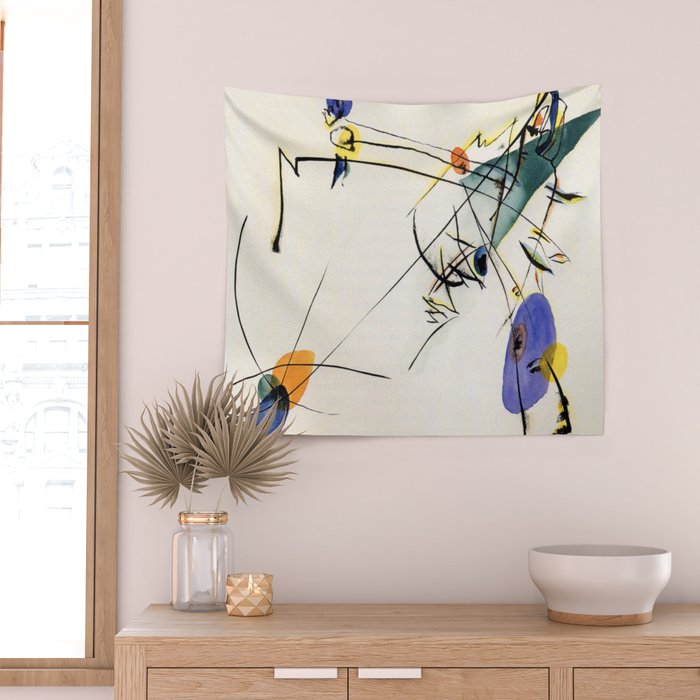Wassily Kandinsky Simple Wall Tapestry Gallery Image 2