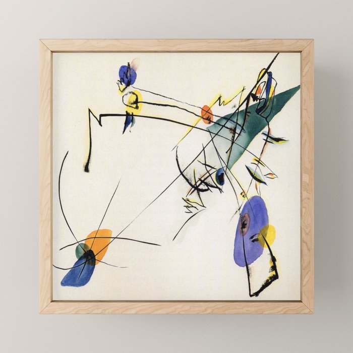 Wassily Kandinsky Simple Mini Art Print Gallery Image 1