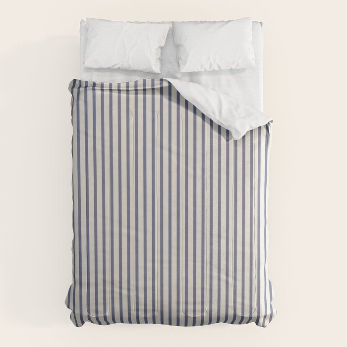 Blue And Cream Striped Comforter Gallery Image 6