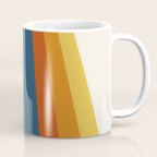 Bright 70's Retro Stripes Coffee Mug Gallery Image 1