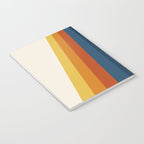 Bright 70's Retro Stripes Notebook Gallery Image 3