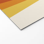 Bright 70's Retro Stripes Welcome Mat Gallery Image 2