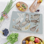 Owls Illustrated Chart Cutting Board Gallery Image 2