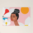 Boho Top Knot Welcome Mat Gallery Image 1