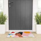 Boho Top Knot Welcome Mat Gallery Image 3