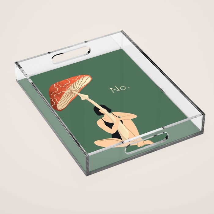 Mushroom Defiance  Acrylic Tray Gallery Image 1