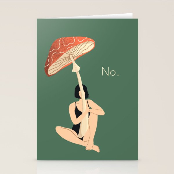 Mushroom Defiance  Stationery Card Gallery Image 2
