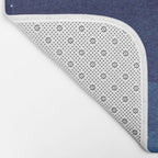 blue ocean waves, sailboat ocean stars Bath Mat Gallery Image 2