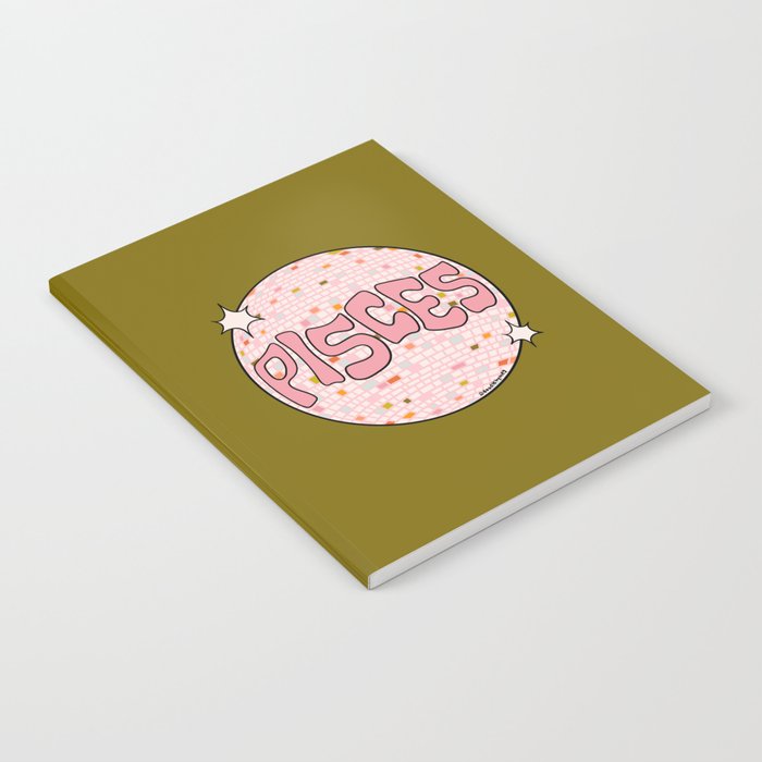 Pisces Disco Ball Notebook Gallery Image 2