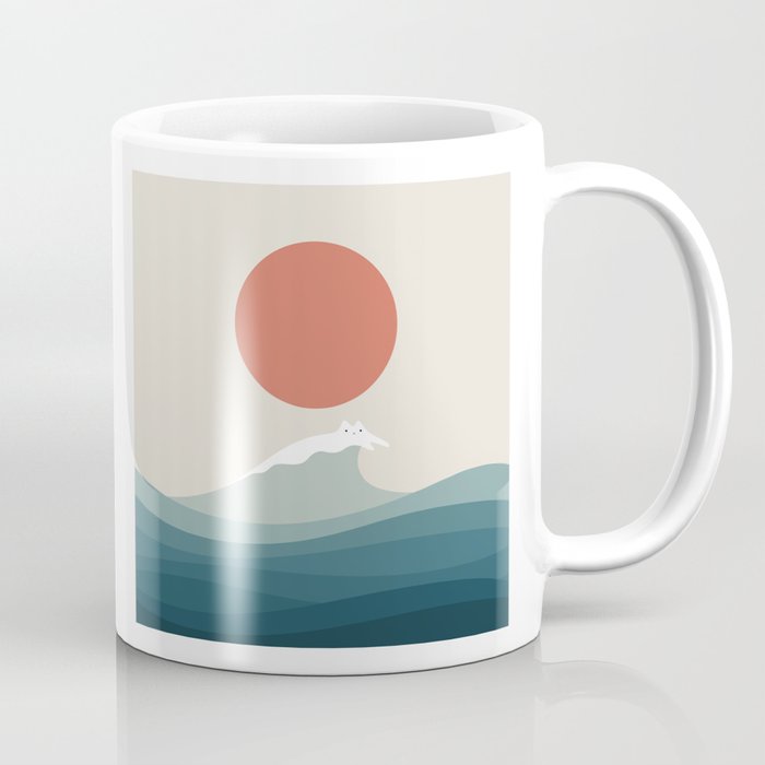 Cat Landscape 157 Coffee Mug Gallery Image 1