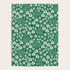 Retro Forest Flora Pattern Poster Gallery Image 4