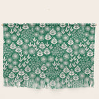 Retro Forest Flora Pattern Wall Hanging Gallery Image 1