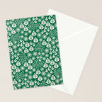 Retro Forest Flora Pattern Stationery Card Gallery Image 2