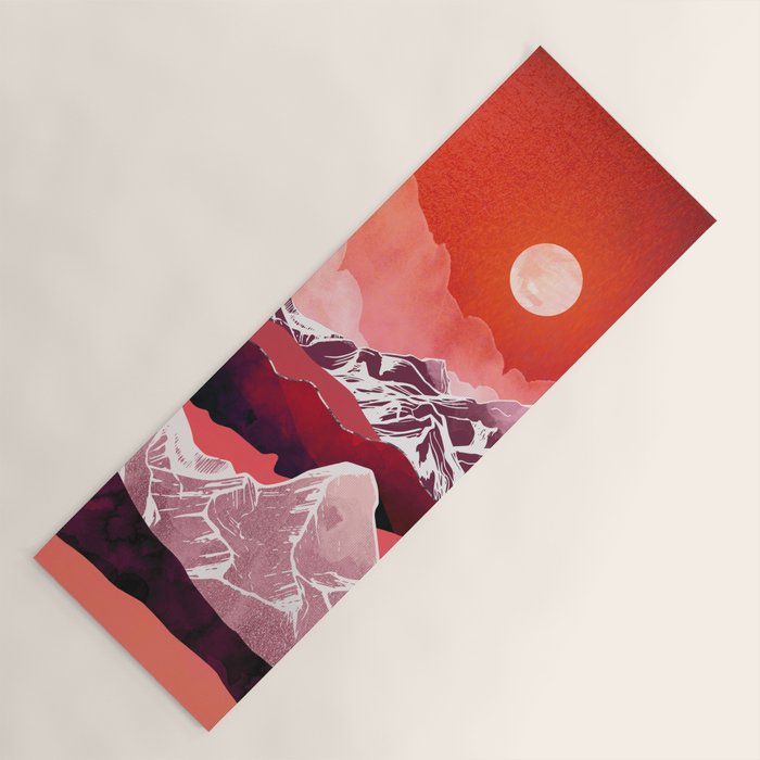 Scarlet Glow Yoga Mat Gallery Image 1